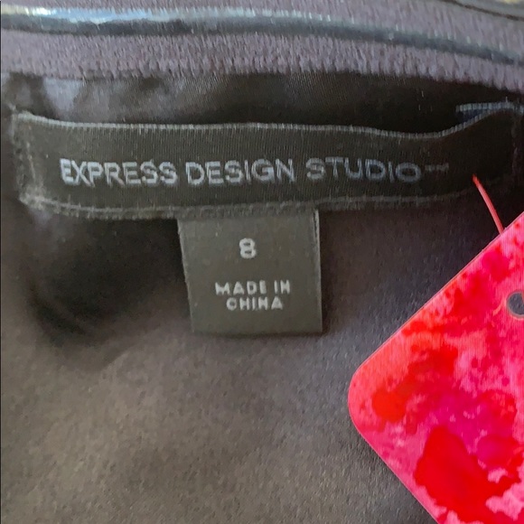 Express Silk strapless Shirt Size 8 super cute - Picture 7 of 8